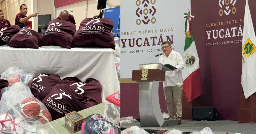 yucatán reactiva el deporte escolar con más de mil implementos entregados a 106 escuelas (1)