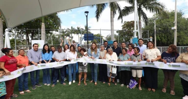 Cerramos el año con más y mejores parques para las familias de Mérida: Cecilia Patrón