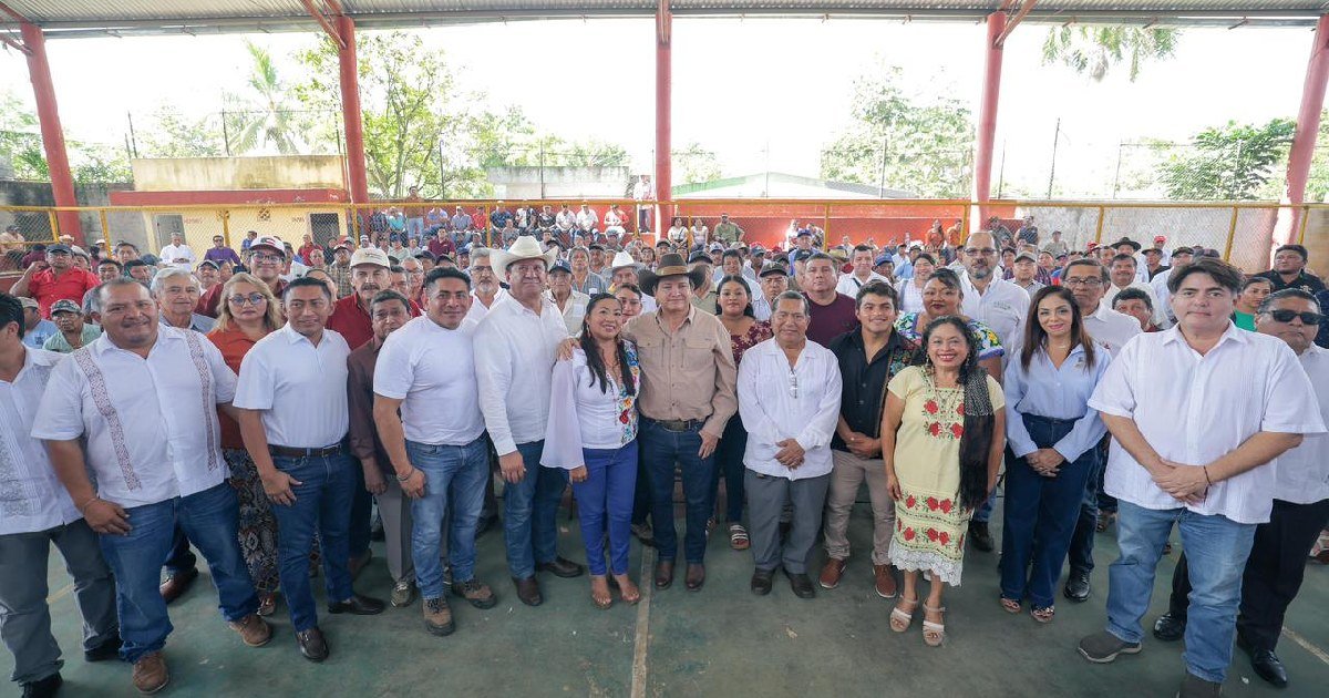 Programas Renacimiento Maya fortalecen producción agrícola y mejoran caminos en el sur de Yucatán