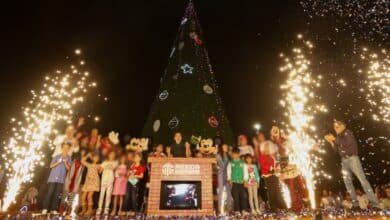 Mérida Brilla ilumina el oriente con su encendido navideño