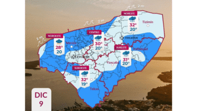 clima en yucatán se espera lluvia en gran parte del estado