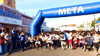 Educación y deporte marcan el 42 aniversario de la secundaria Leandro Valle en Kanasín