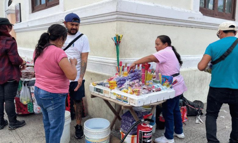 Inicia venta de pirotecnia en Mérida; refuerzan operativos de seguridad