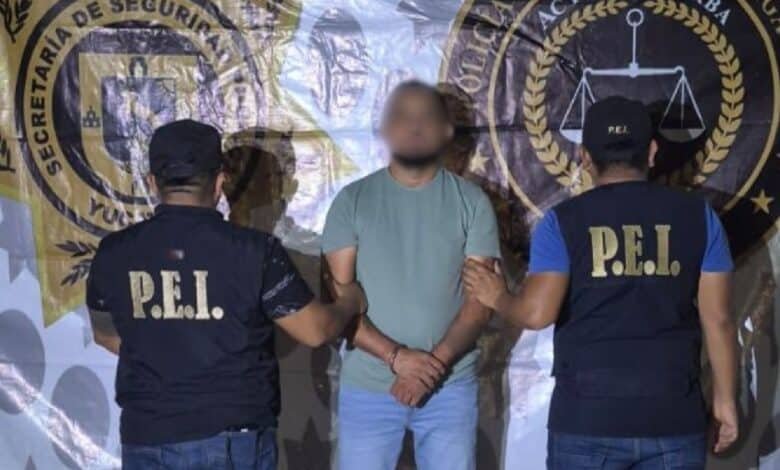 Detienen en Yucatán a presunto generador de violencia de Quintana Roo