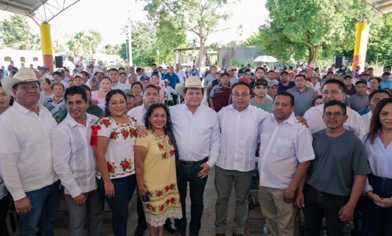 }Impulsan caminos rurales y huertos de traspatio en el sur de Yucatán