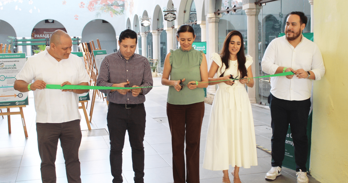 inicia la semana anticorrupción 2025 en yucatán con exposición juvenil