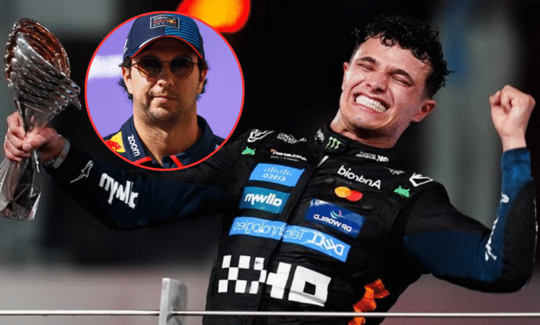 La irónica respuesta de Checo Pérez tras la coronación de Lando Norris en la F1