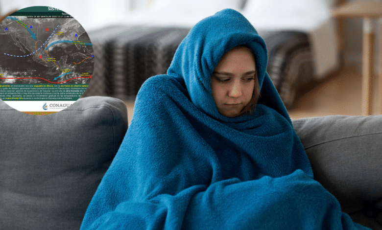 Lluvias, heladas y la llegada de un nuevo frente frío a México Fotos por SMN y Canva)
