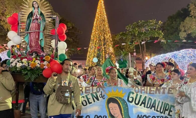 más de 15 mil peregrinos celebran a la virgen de guadalupe en san cristóbal, yucatán