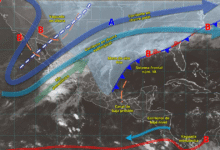 México enfrenta frío extremo y lluvias intensas por la presencia del frente frío 18