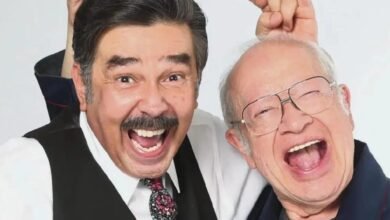 Jorge Ortiz de Pinedo despide a su "papá" Eduardo Manzano de "Una Familia de Diez" (Foto de internet)