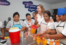 Cecilia Patrón destaca que los 66 puntos de aprendizaje ofrecen capacitación gratuita, impulso al emprendimiento y atención psicológica y jurídica para mujeres y sus familias