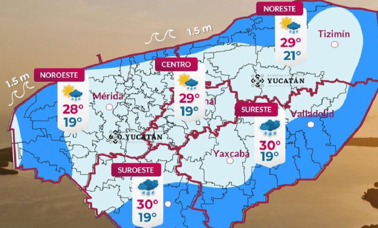 Habrá ambiente caluroso con temperaturas máximas de 28° a 30°C