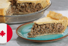 Tourtière el pastel de carne que define la Navidad en Canadá y desafía al frío polar