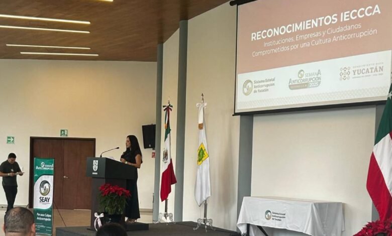 yucatán reconoce a quienes impulsan la cultura de la integridad