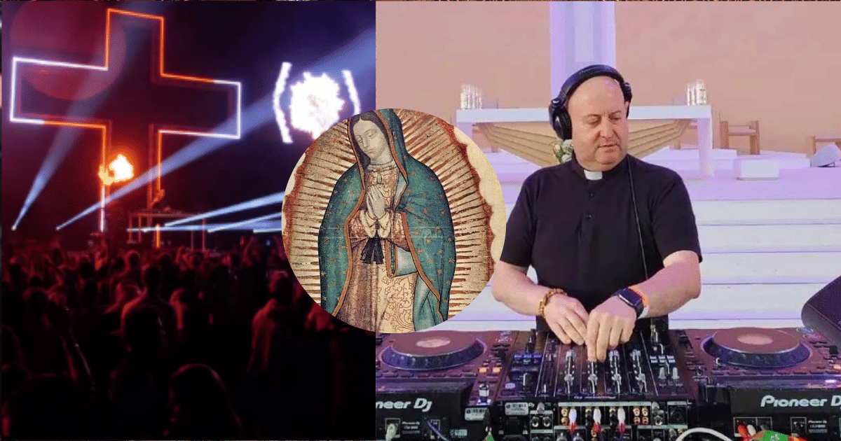 ¡Súbele al beat! Padre DJ rompe las redes con remix techno de la Virgen de Guadalupe (Foto por Europa Presse ig de Padre Guilherme)