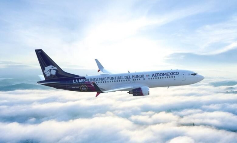 Aeroméxico, aerolínea más puntual del mundo por segundo año