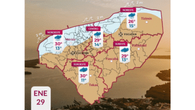 clima en yucatán habrá ambiente cálido en el día y fresco en la noche