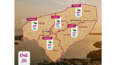 clima en yucatán se mantendrá ambiente frío durante la noche y amanecer