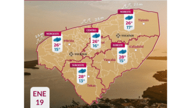 clima en yucatán se mantendrá el ambiente fresco al amanecer