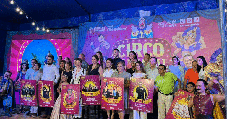 conoce los artistas y conciertos del circo carnaval mérida 2026