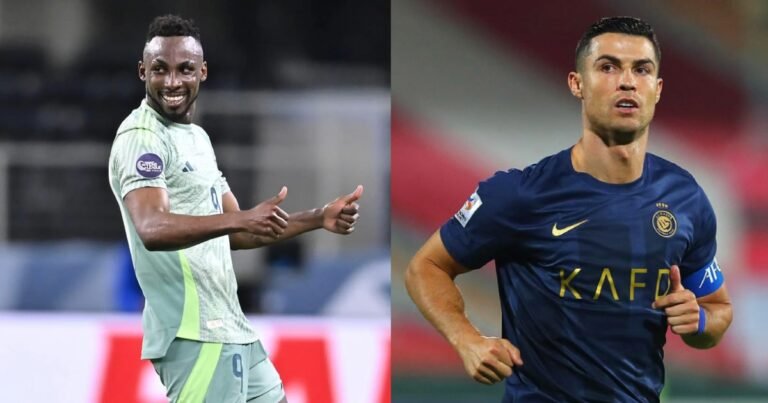 Quiñones alcanza a Cristiano Ronaldo en tabla de goleo en Liga Suadí (Foto de internet)