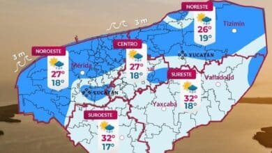 Clima en Yucatán: se espera el ingreso del Frente Frío No.28
