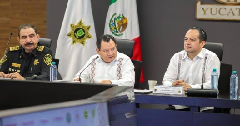 Gobernador Joaquín Díaz Mena llama a redoblar esfuerzos de seguridad en Yucatán