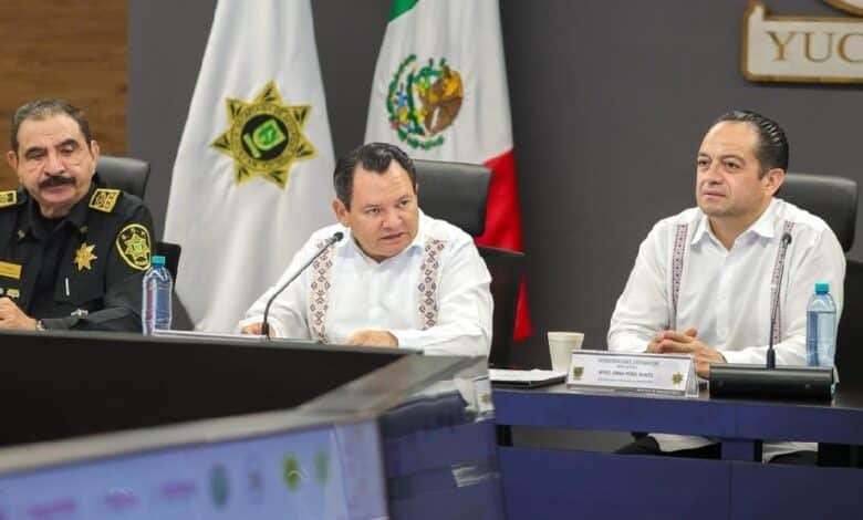 Gobernador Joaquín Díaz Mena llama a redoblar esfuerzos de seguridad en Yucatán