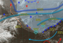 Evento de “Norte” intenso provoca lluvias fuertes, oleaje elevado y ambiente gélido en gran parte de México