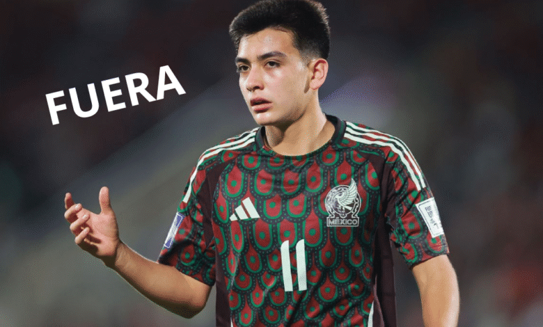 Gilberto Mora queda fuera de la Selección Mexicana por lesión