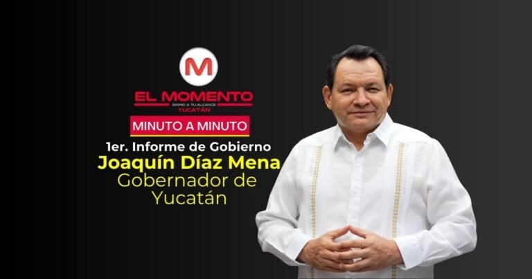 El gobernador Joaquín Díaz Mena rendirá su Primer Informe de Gobierno, donde se expondrán avances, retos y acciones estratégicas emprendidas durante su administración para el desarrollo social, económico e institucional de Yucatán.