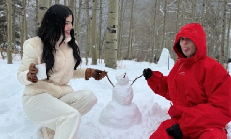 Peso Pluma y Kenia Os entre nieve ¿A dónde fueron? (Foto de internet)