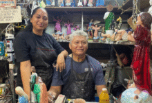 la familia cervera conserva el arte de restaurar imágenes religiosas en mérida