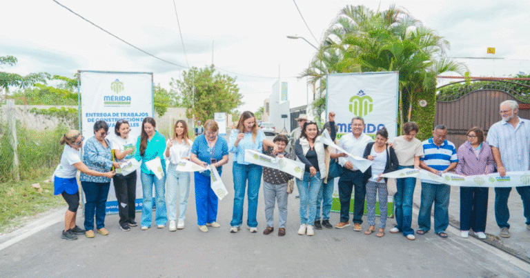 mejoran 34 calles en cholul como parte del ordenamiento urbano de mérida