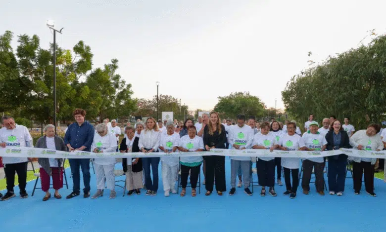mérida fortalece el bienestar de las personas mayores con nuevo espacio deportivo en el centro armonía