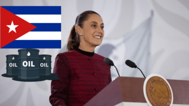 México buscará vía diplomática ante la amenaza de aranceles de Trump por envío de crudo a Cuba