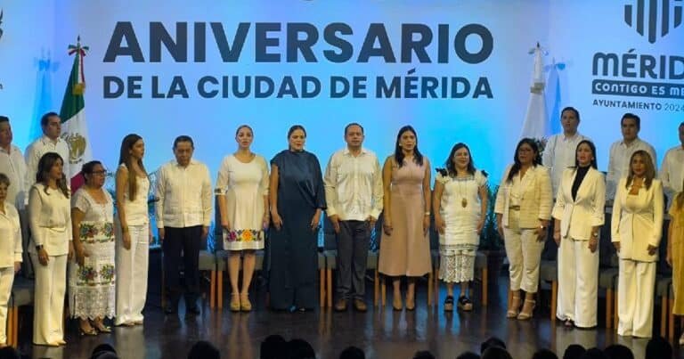 Cecilia Patrón inaugura el Mérida Fest y celebra 484 años de historia, identidad y cultura