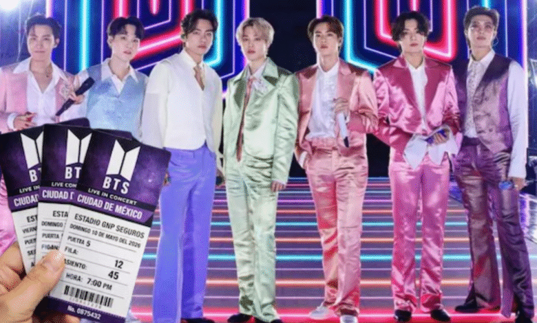 Revelan precios oficiales de boletos para concierto de BTS en el Estadio GNP