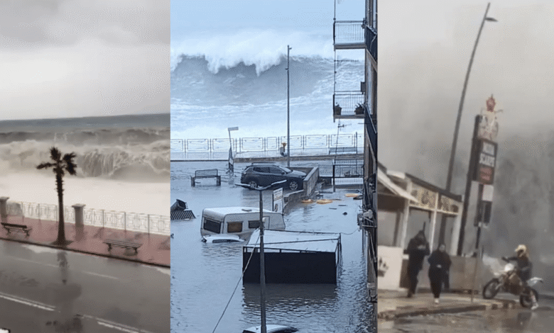 Ciclón Harry azota el sur de Italia con olas de 10 metros