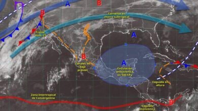 Pronóstico del clima martes 6 de enero Ambiente fresco con cielo medio nublado