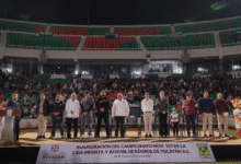 Inaugura Joaquín Díaz Mena el Campeonato 107 de la Liga Infantil y Juvenil de Béisbol Yucatán. El Gobernador reafirma el impulso al deporte como herramienta de bienestar, formación integral y fortalecimiento del tejido social