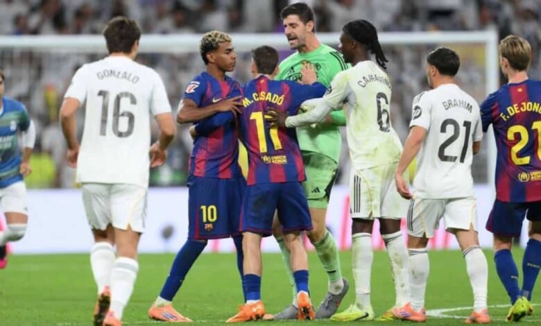 Real Madrid vs Barcelona Final de la Supercopa de España, historial del Clásico