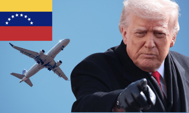 Trump anuncia reapertura del espacio aéreo comercial sobre Venezuela (1)