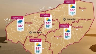 Clima en Yucatán: ambiente cálido e ingreso del frente frío en la noche