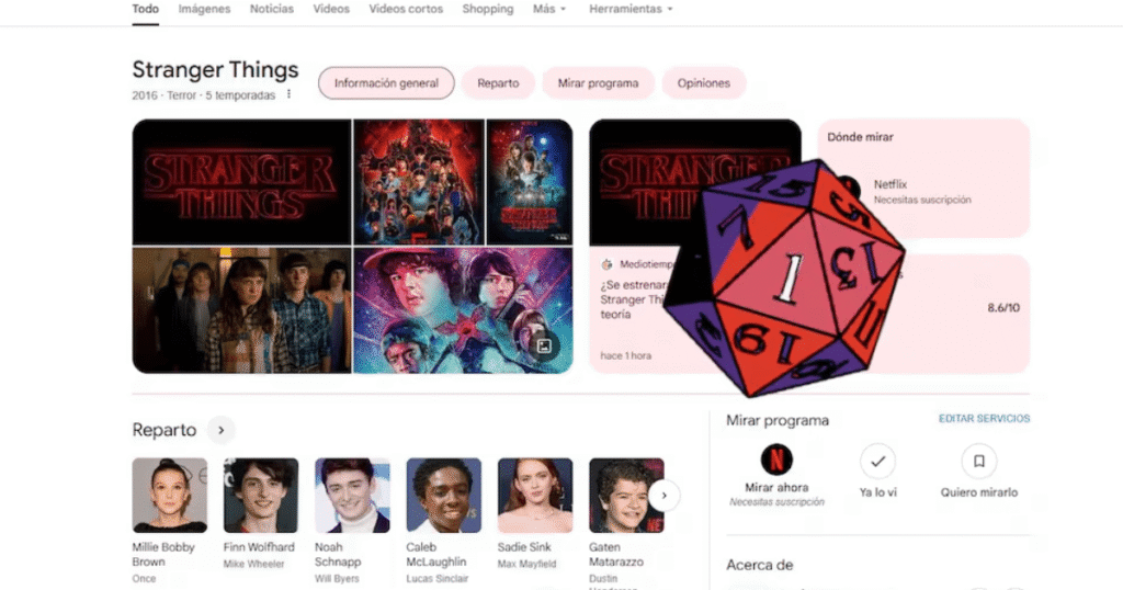 _¿Qué pasa si buscas Stranger Things en Google