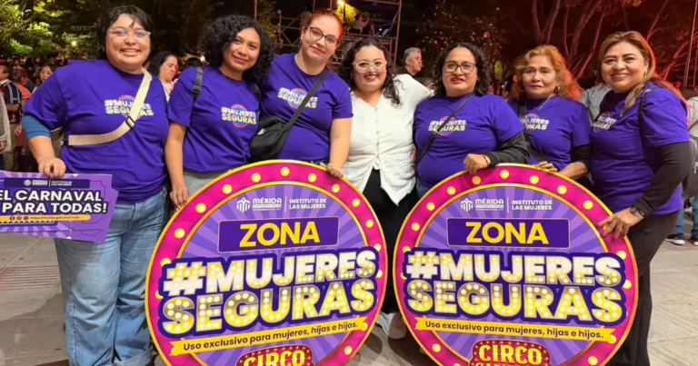 ayuntamiento activa ruta y zonas mujeres seguras para el carnaval mérida 2026