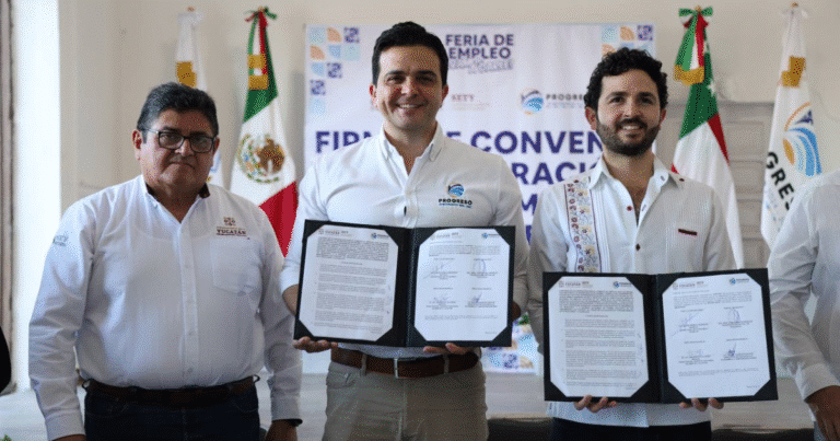 ayuntamiento de progreso y sety firman convenio para fortalecer el empleo local