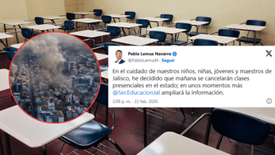 Cancelan clases en el occidente del país tras intensos operativos de seguridad