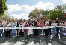 cecilia patrón entrega obras de repavimentación y par vial en santa gertrudis copó